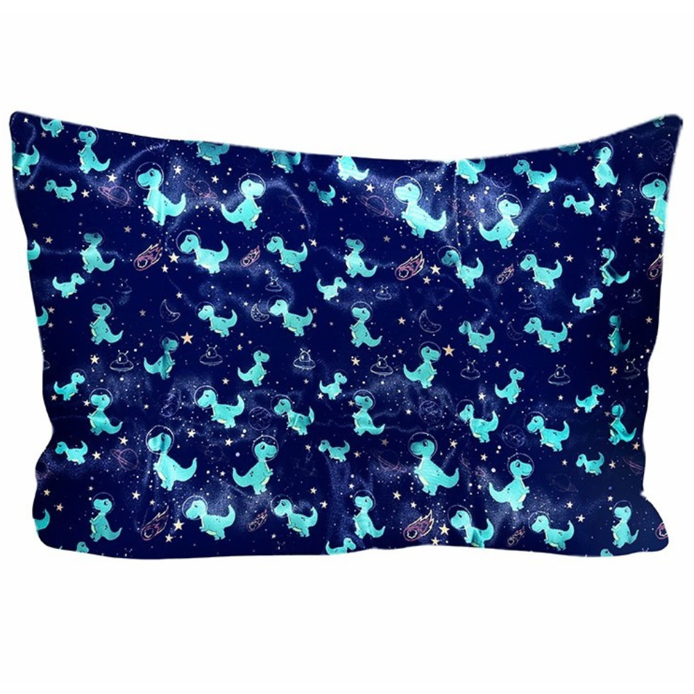 Soulta Funda De Almohada De Satén Premium – Dino (55cmx70cm)
