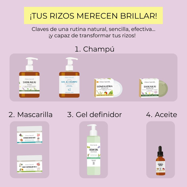 Alma Secret Gel Definidor de Rizos Ocean Curl 250ml