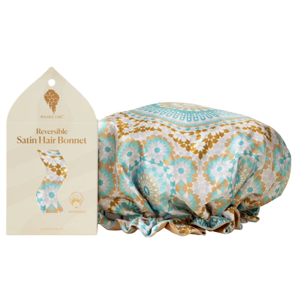 Bounce Curl Reversible Satin Hair Bonnet