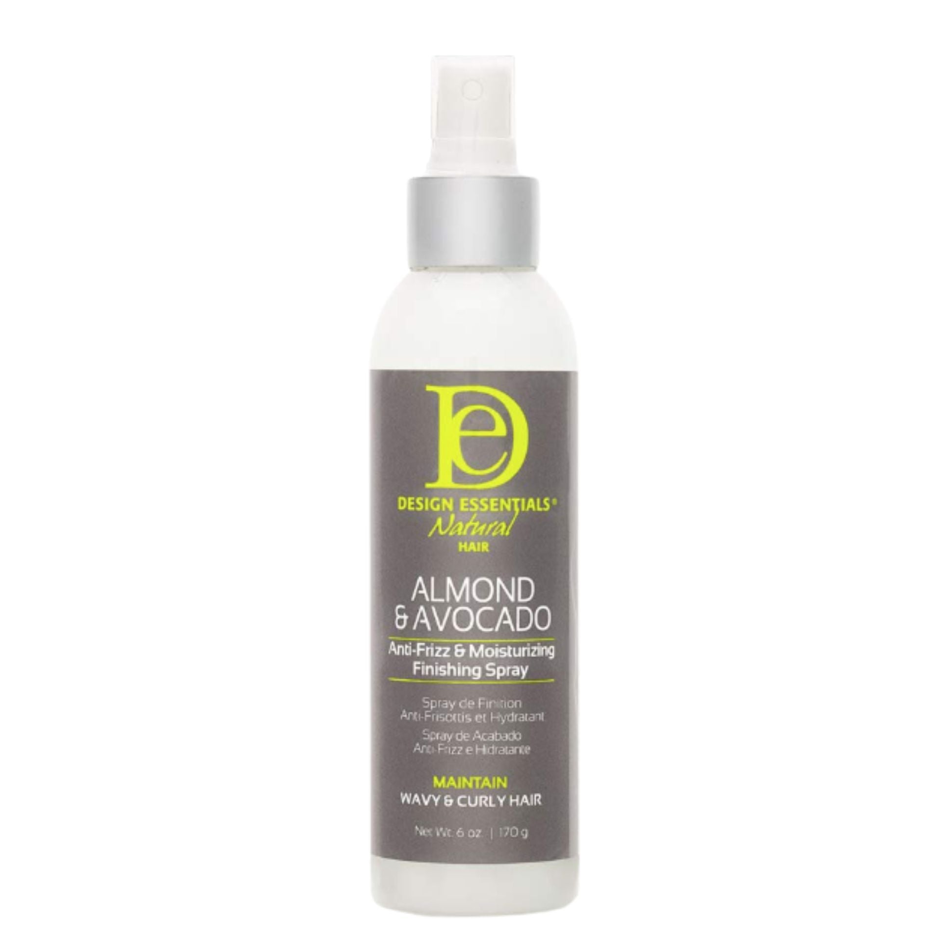 Design Essentials Almond & Avocado Antifrizz Moisturizing Finishing Spray 6 Oz