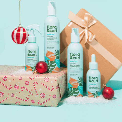Flora & Curl Soothe Me Coconut Mint Scalp Refresh Pre-Shampoo Oil 100ml