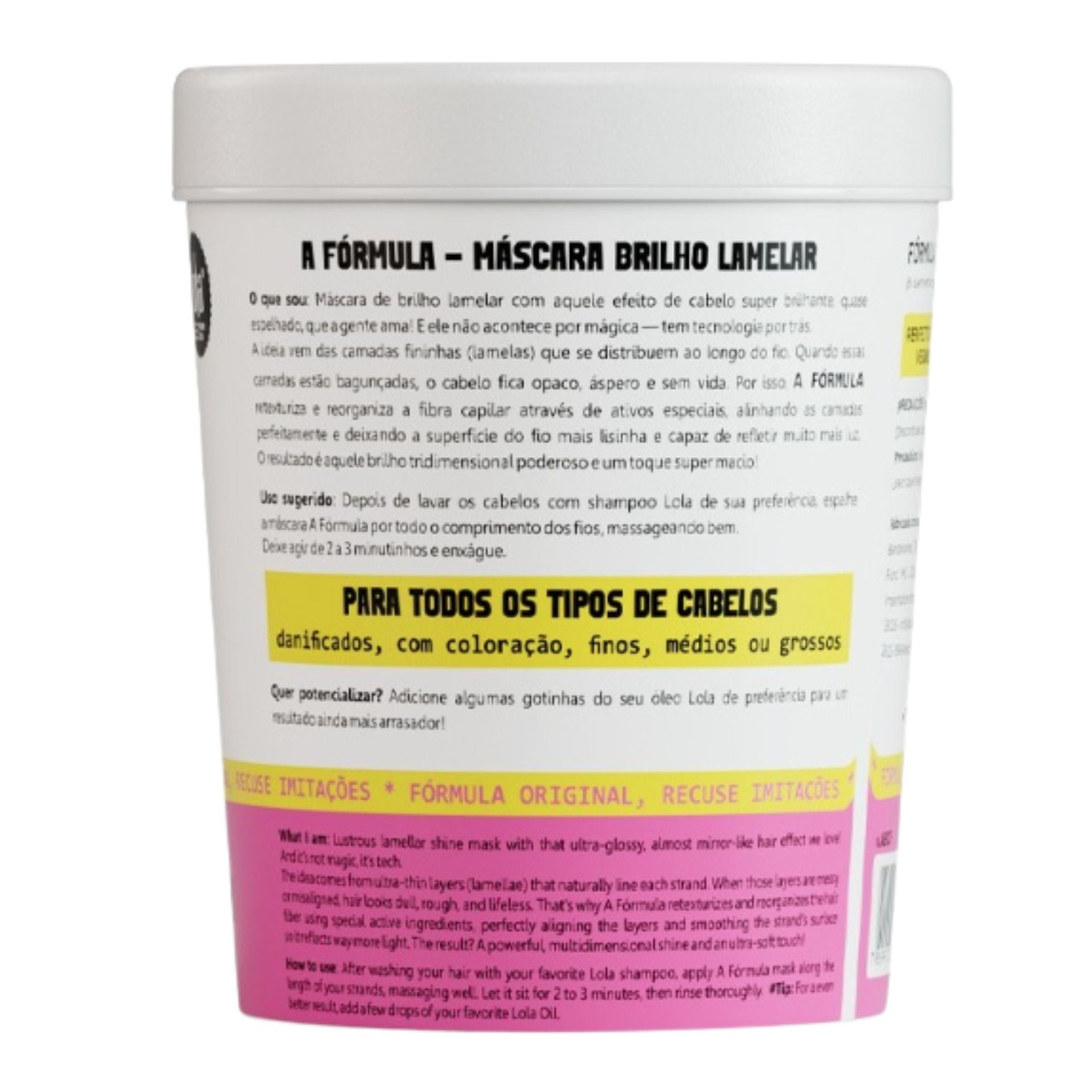Lola Cosmetics A Fórmula Máscara 450gr