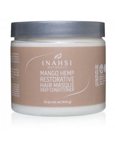 Inahsi Mango Hemp Restorative Hair Masque Deep Conditioner 16oz