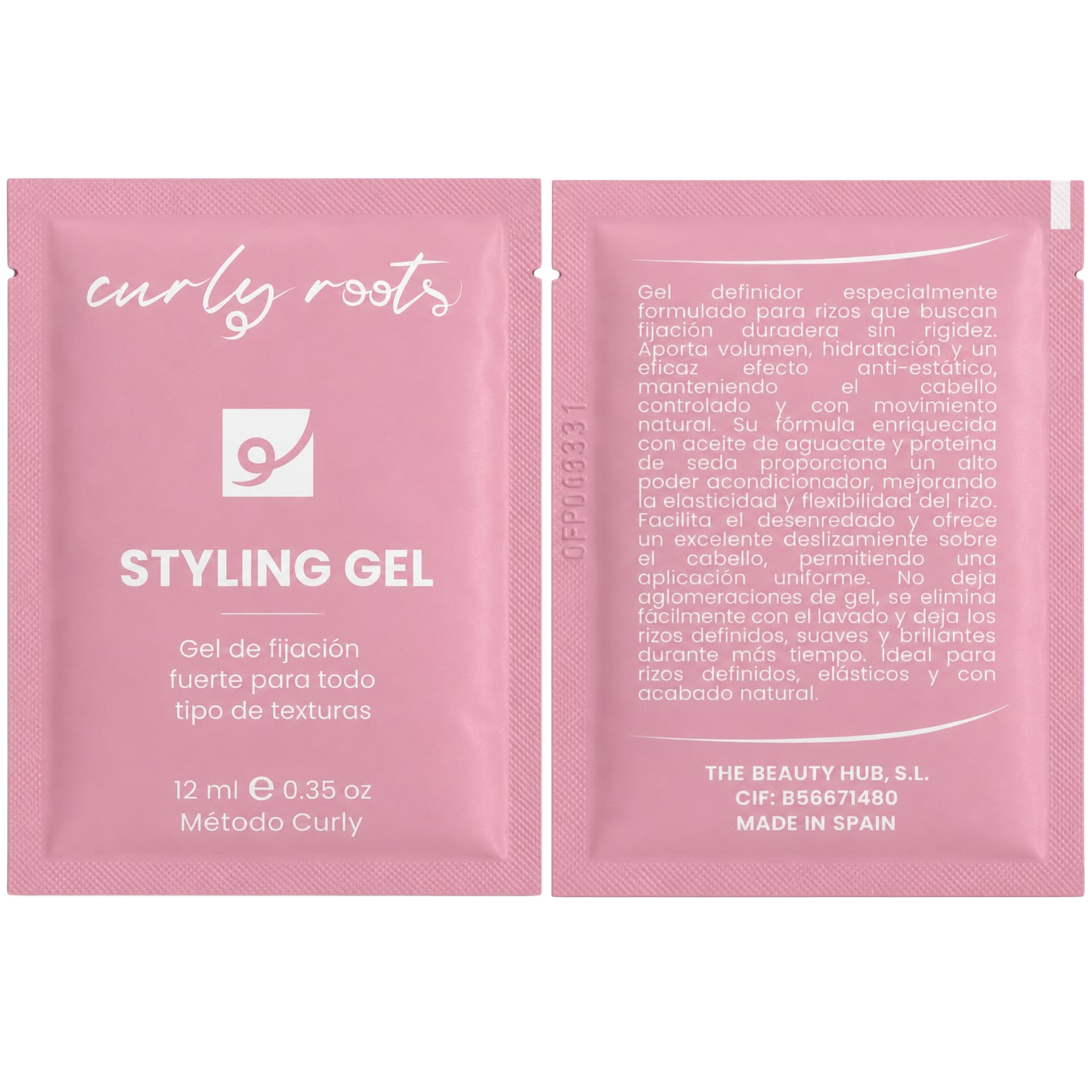Curly Roots Sachet Styling Gel 12ml