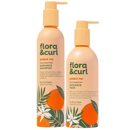 Flora &amp; Curl Citrus Superfruit Radiance Pack
