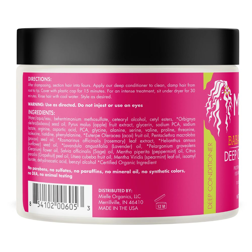 Mielle Babassu &amp; Mint Deep Conditioner Treatment 227g