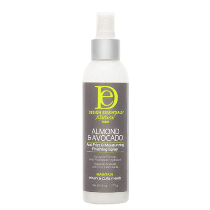 Design Essentials Almond &amp; Avocado Antifrizz Moisturizing Finishing Spray 6 Oz