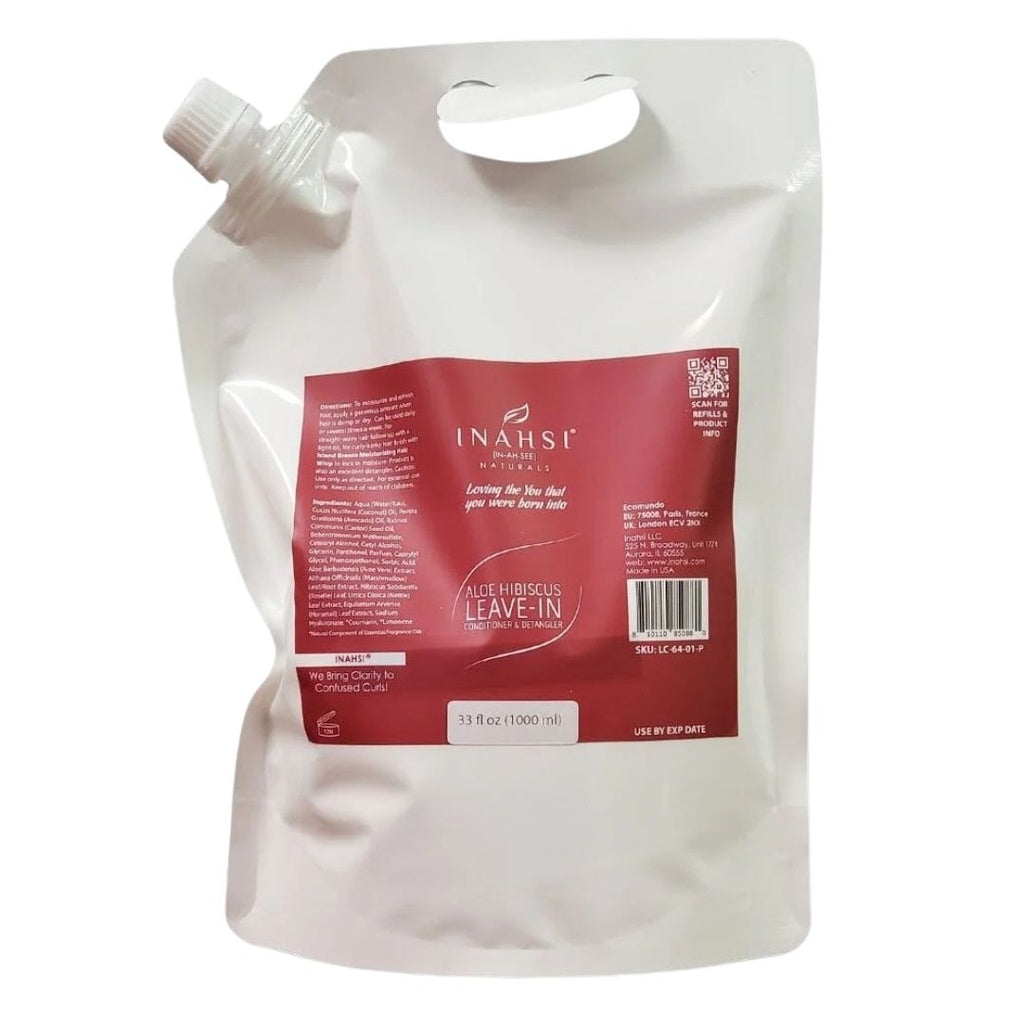 Inahsi Naturals Aloe Hibiscus Leave-In Acondicionador &amp; Detangler
