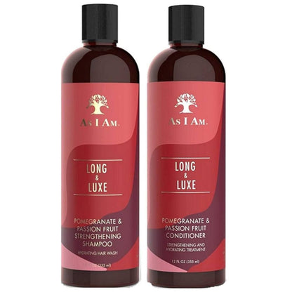 As I Am Long &amp; Luxe Pack de Champu y Acondicionador