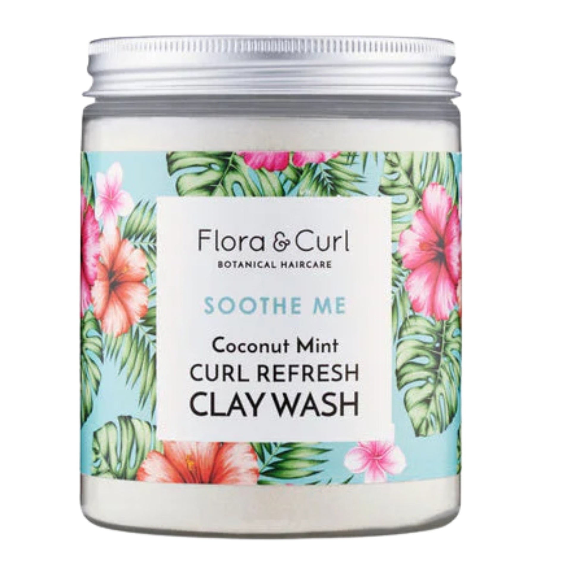 Flora &amp; Curl Coconut Mint Curl Refresh Clay Wash 260