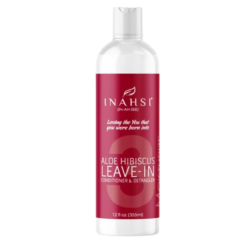 Inahsi Naturals Aloe Hibiscus Leave-In Acondicionador &amp; Detangler