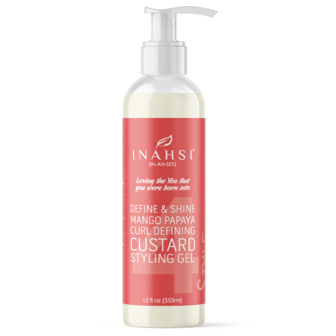 Inahsi Naturals Define &amp; Shine Mango Papaya Curl Defining Custard