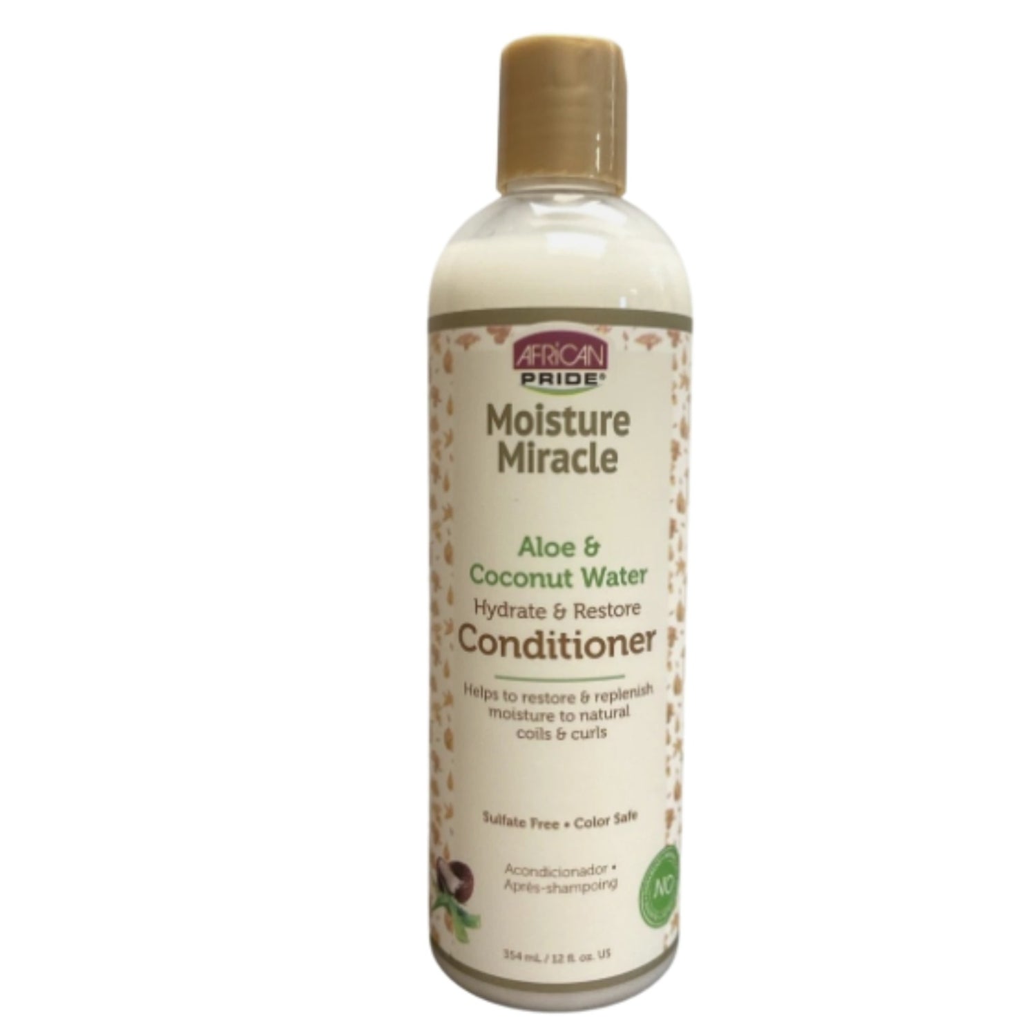 African Pride Moisture Miracle Conditioner - 12 fl oz - Aloe and Coconut Water