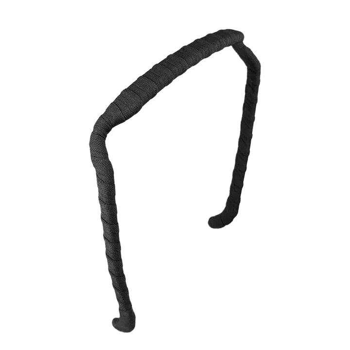 Black Headband Wrapped  Zazzy Bandz_1.jpeg