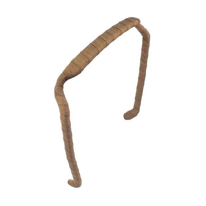 Brown Headband Wrapped  Zazzy Bandz_1.jpeg