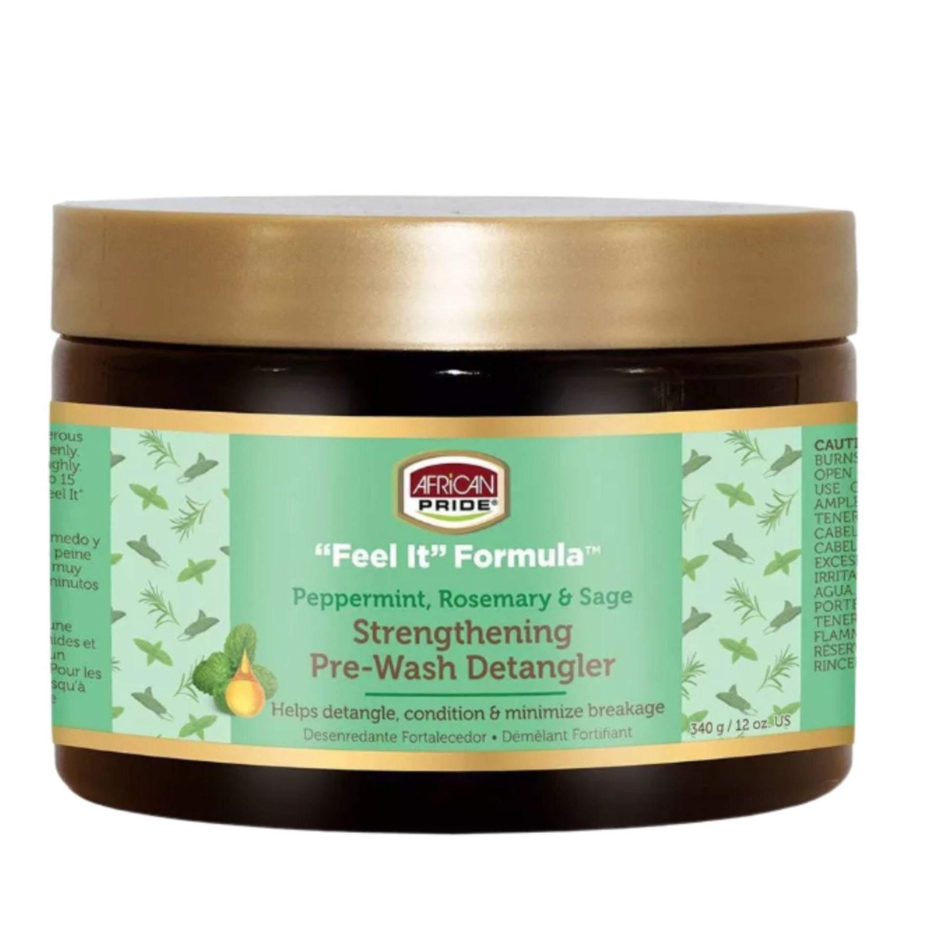 African Pride Peppermint And Rosemary Detangler 12 oz