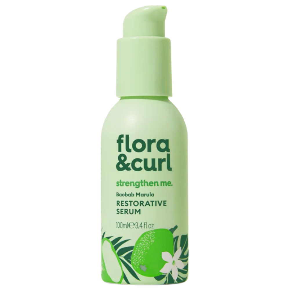 Flora &amp; Curl Restorative Serum Strengthen Me Baobab &amp; Marula 100ml