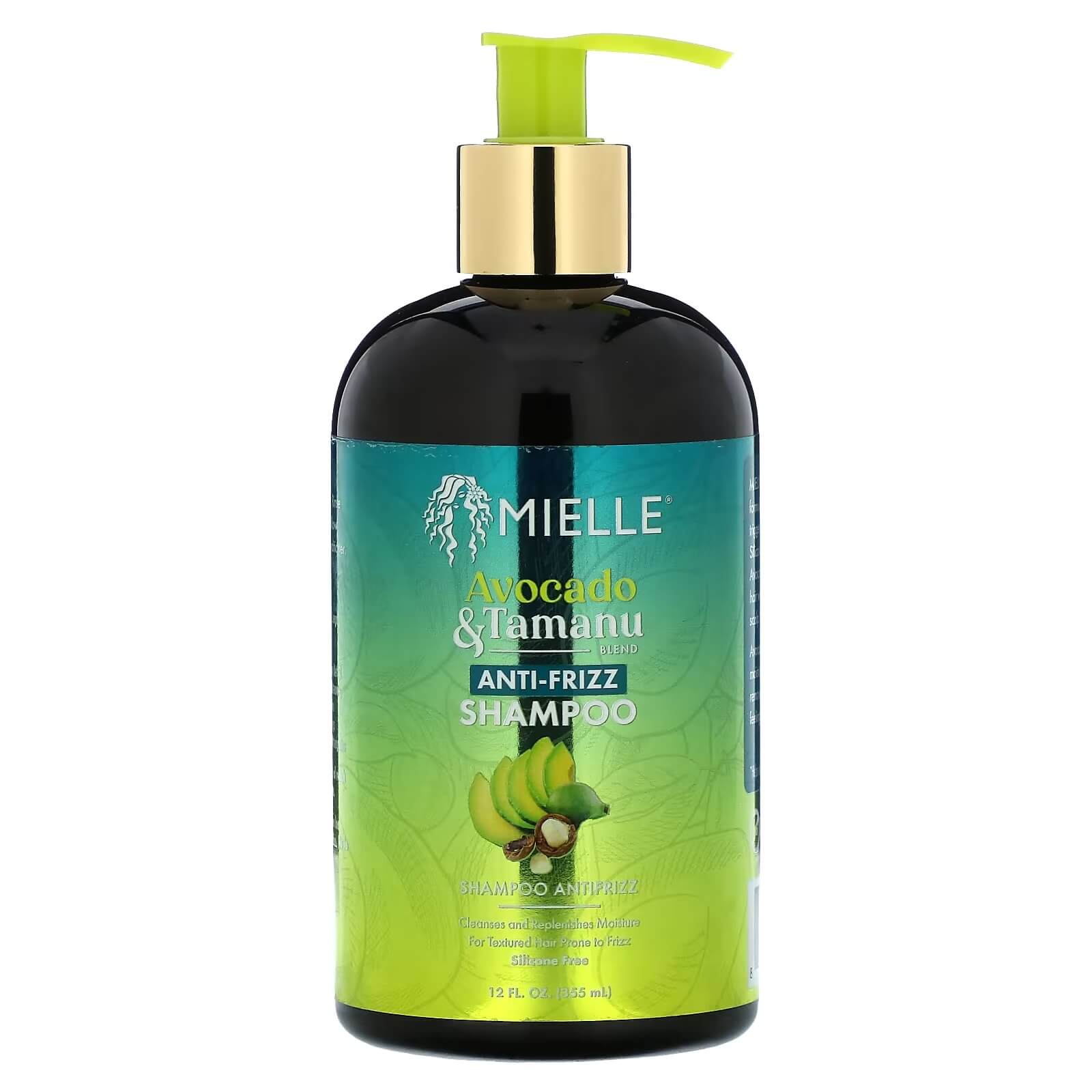 Mielle Avocado &amp; Tamanu Anti-Frizz Shampoo 355ml
