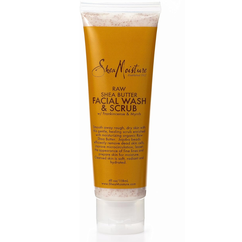 Shea Moisture Raw Shea Facial Wash &amp; Scrub 118ml