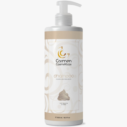 Carmen Cosméticos Champú Diario Con Aroma a Nata 500ml