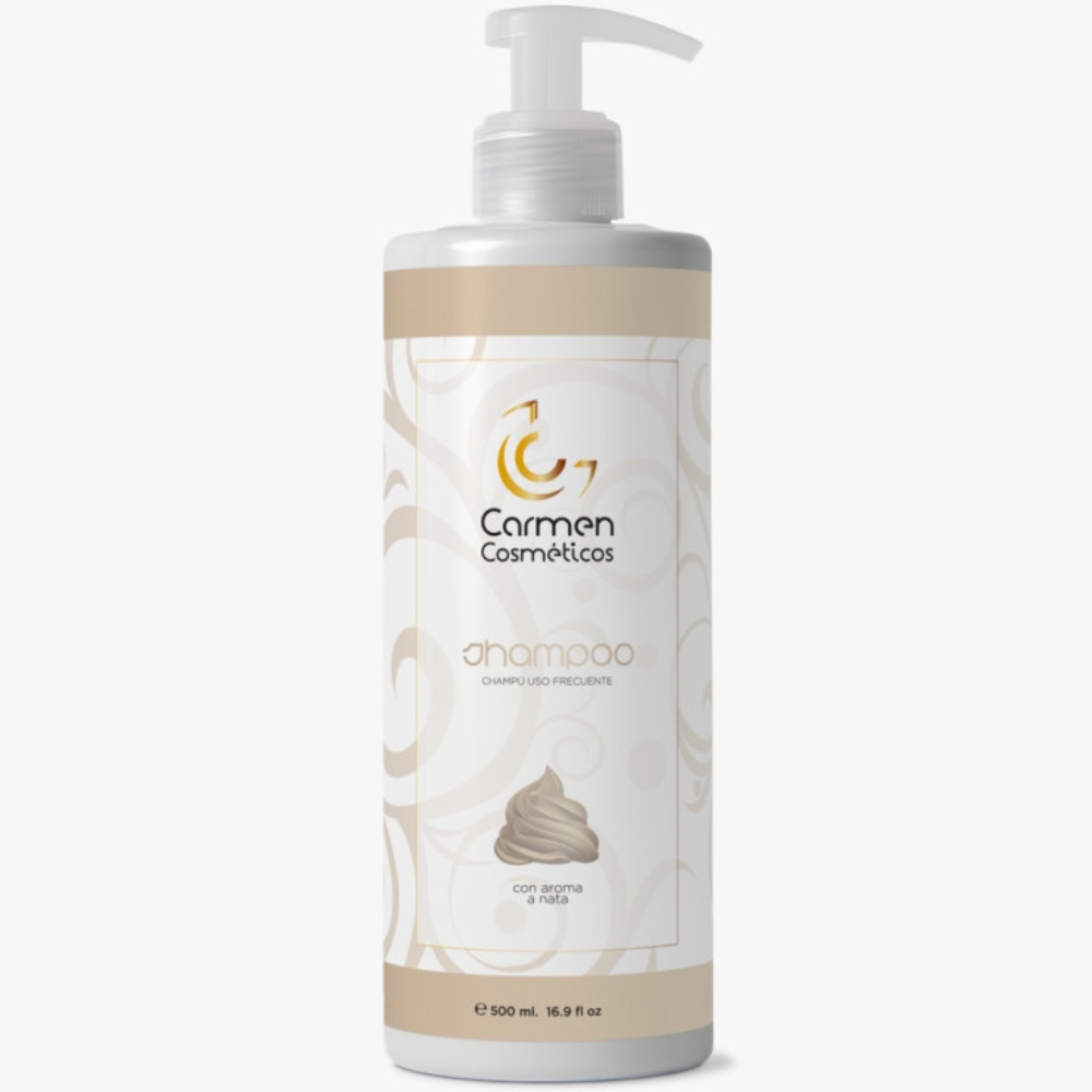 Carmen Cosméticos Champú Diario Con Aroma a Nata 500ml