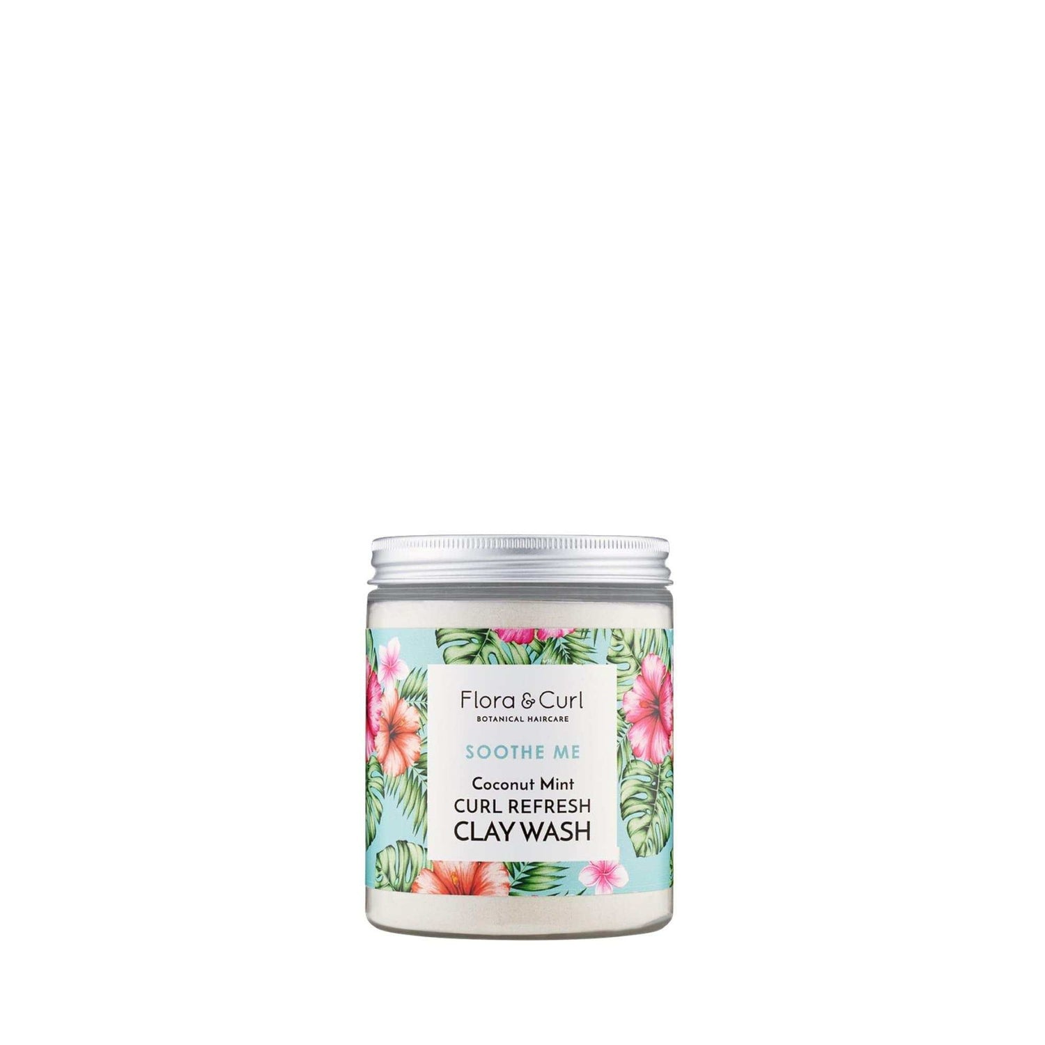 Flora &amp; Curl Coconut Mint Curl Refresh Clay Wash 260