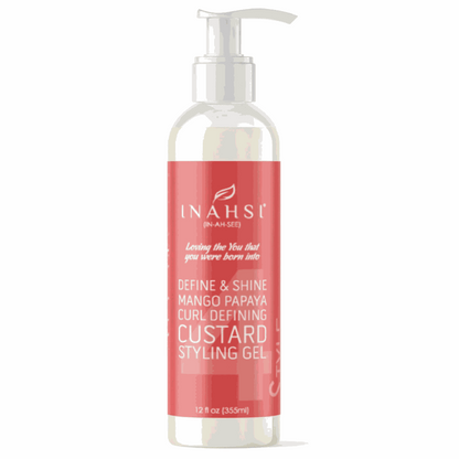 Inahsi Naturals Define &amp; Shine Mango Papaya Curl Defining Custard