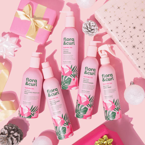 Flora &amp; Curl Hydrate Me Rose Water Cream Shampoo 300ml
