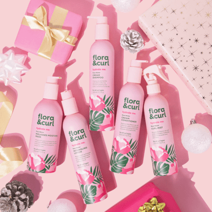 Flora &amp; Curl Hydrate Me Rose Water Cream Shampoo 300ml