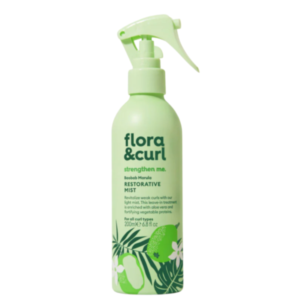 Flora &amp; Curl Restorative Mist Strengthen Me Baobab &amp; Marula 200ml