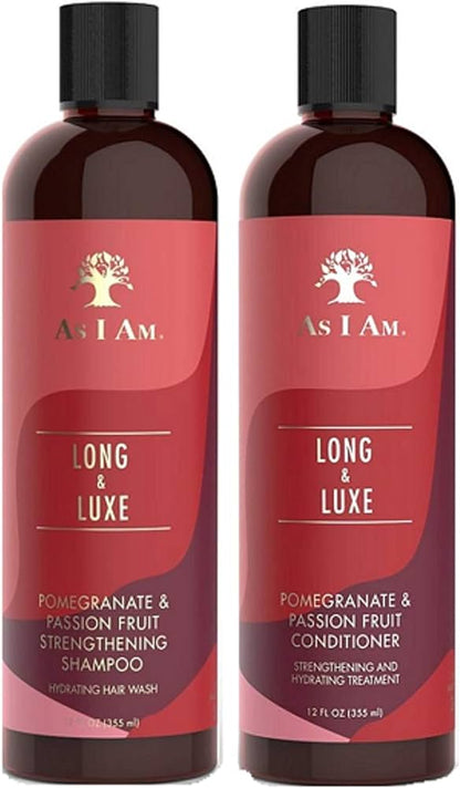 As I Am Long &amp; Luxe Pack de Champu y Acondicionador