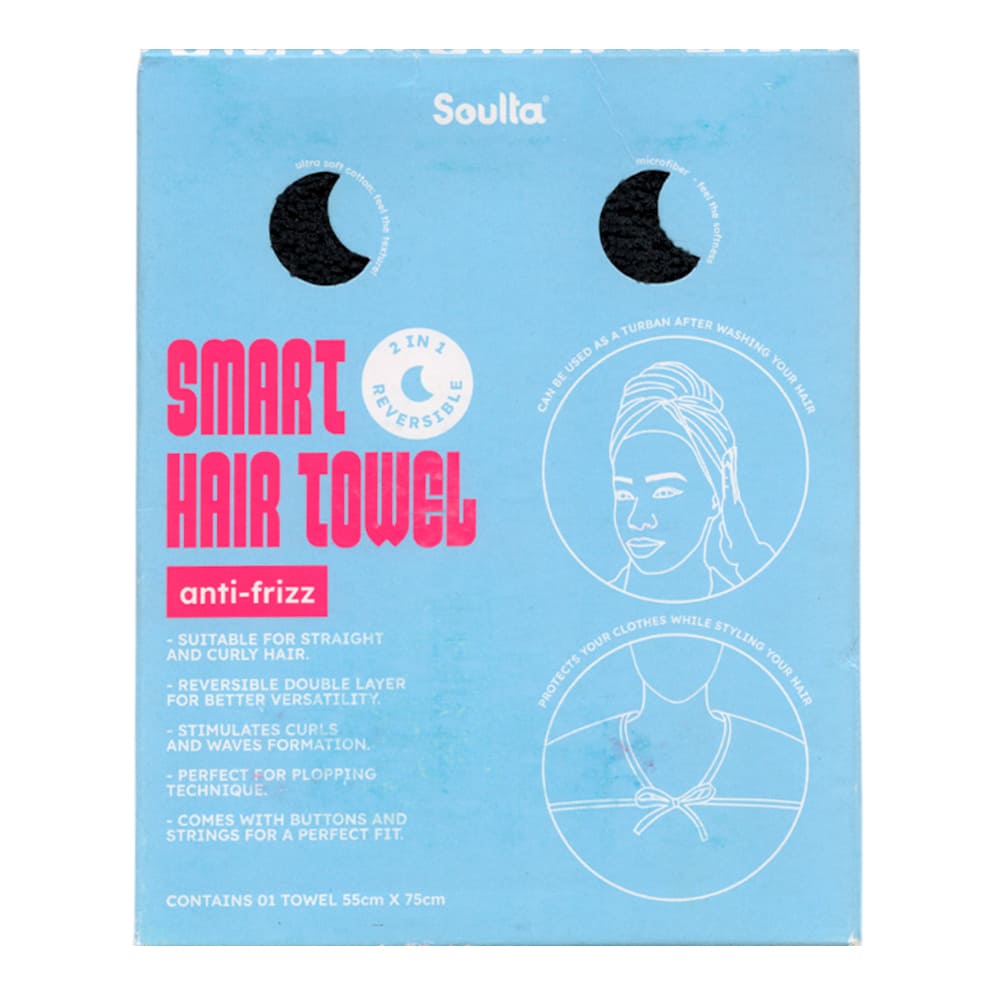Pretty Curly Girl Soulta Smart Hair Towel Anti-Frizz