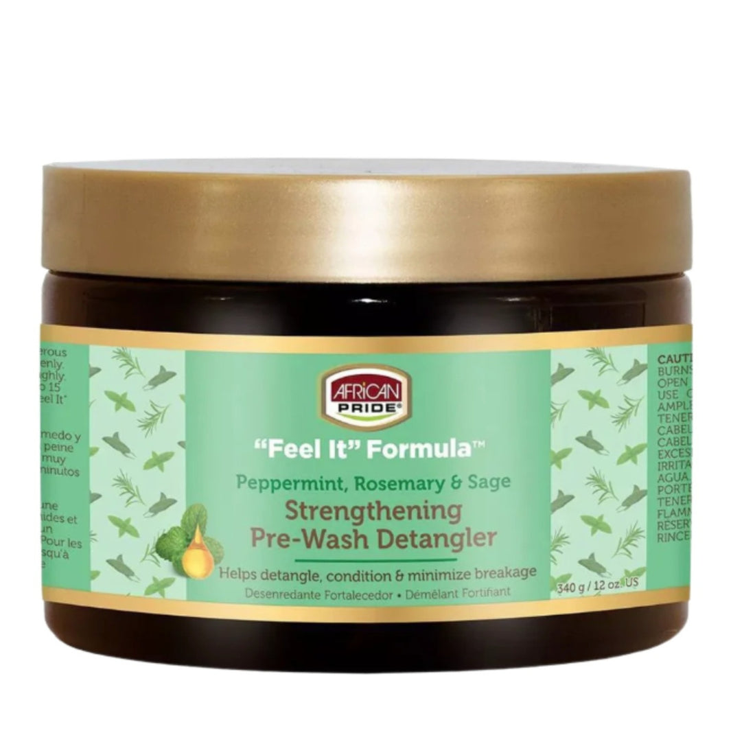 African Pride Peppermint And Rosemary Detangler 12 oz