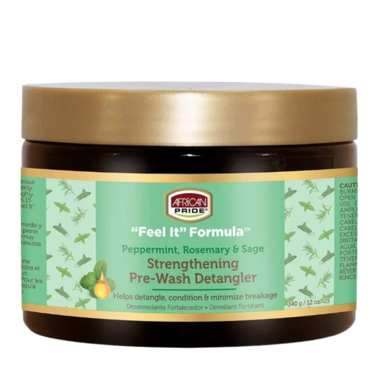 African Pride Peppermint And Rosemary Detangler 12 oz