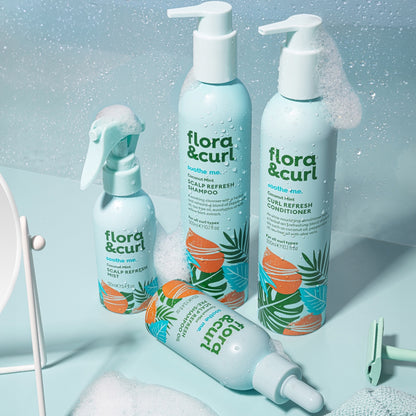 Flora &amp; Curl Soothe Me Coconut Mint Scalp Refresh Shampoo 300ml