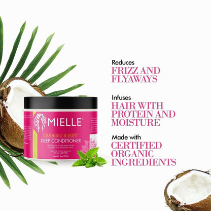 Mielle Babassu &amp; Mint Deep Conditioner Treatment 227g