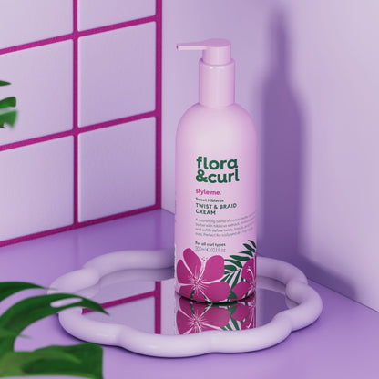 Flora &amp; Curl Style Me Sweet Hibiscus Twist &amp; Braid Cream 300ml